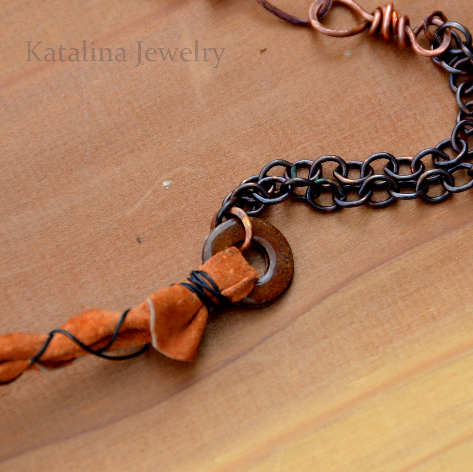 Katalina Jewelry Enhancing and Protecting a Rusted Metal Patina