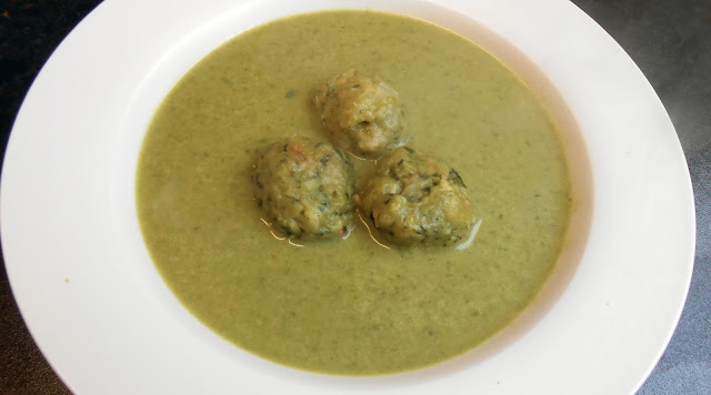 Soup Tuesday: Wild Garlic Soup with Wild Garlic Dumplings