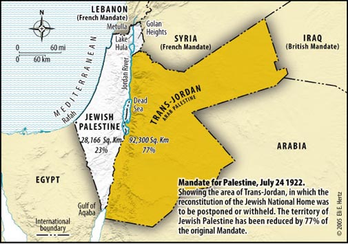 Mandate for Palestine - July 24, 1922