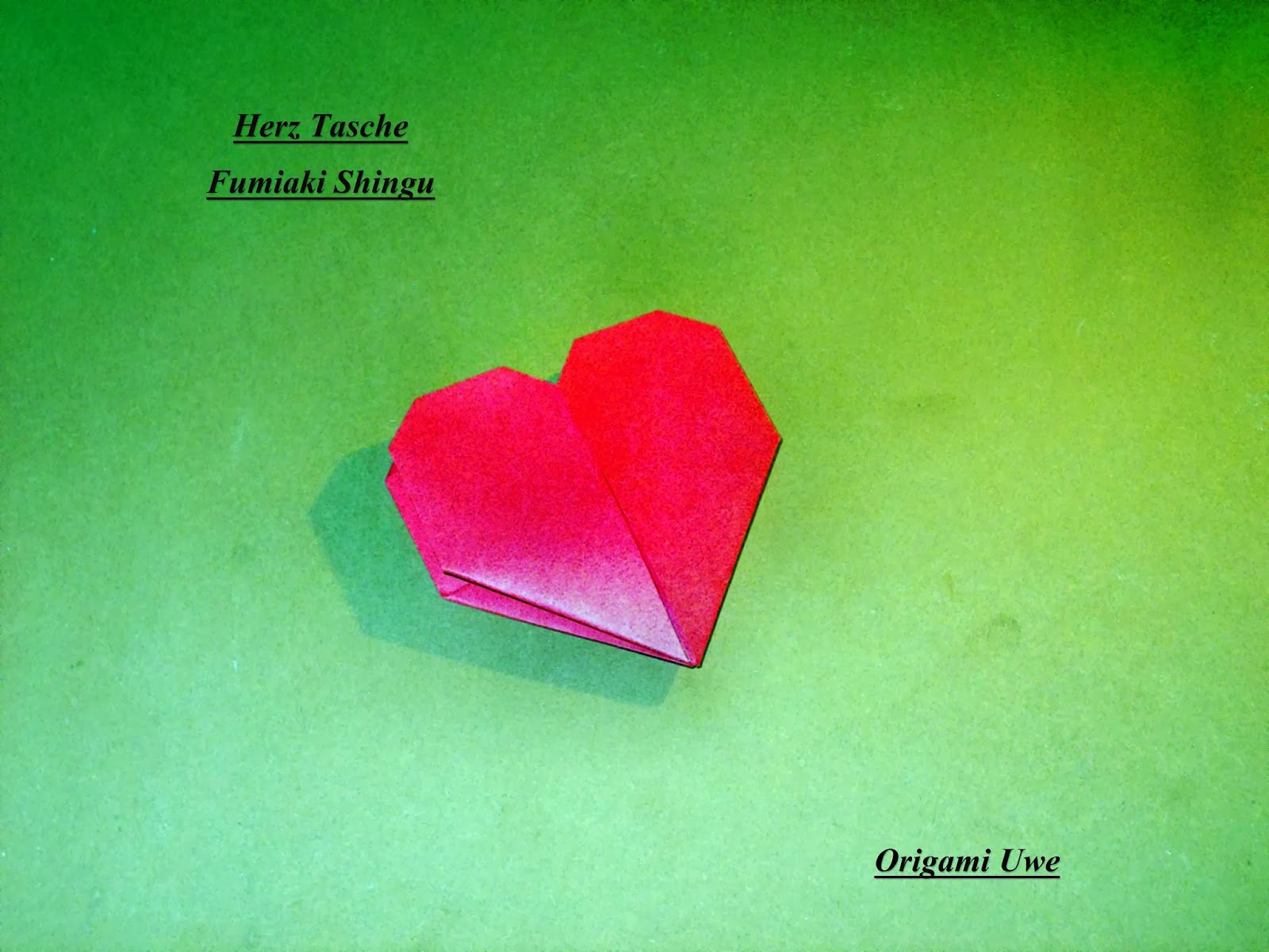 Herzen Falten Papier Süßes Herz Aus Papier Falten: Origami-anleitung