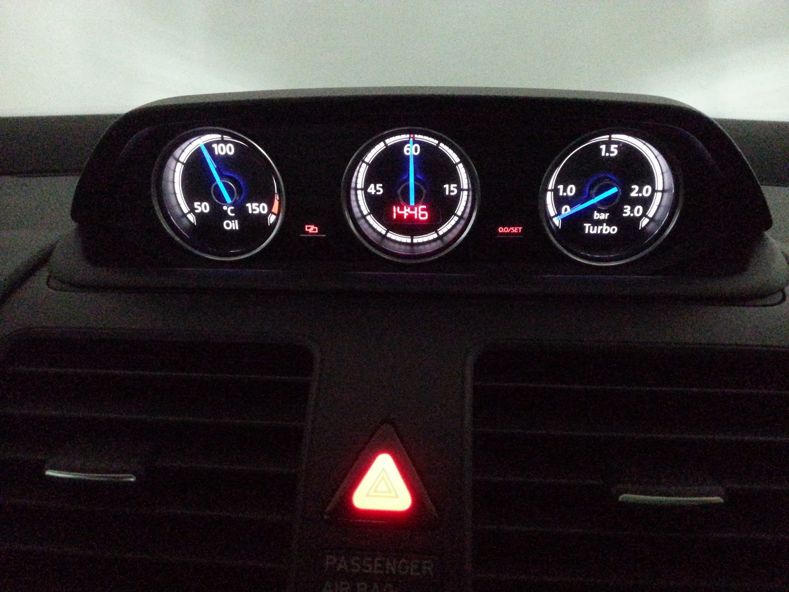 CBX RNS510 & Accessories Auxiliary Cluster on Golf Mk5 GTI