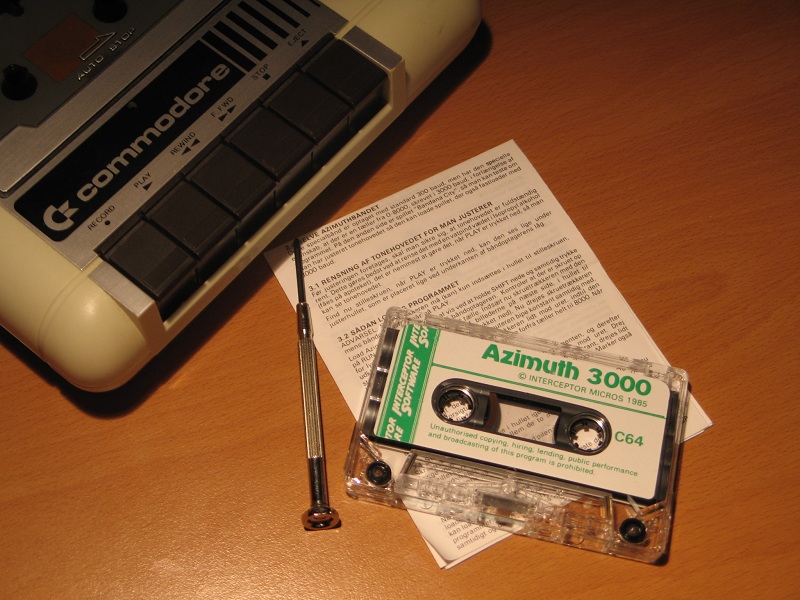 RetroSpill Azimuth Head Alignment Tape Commodore 64