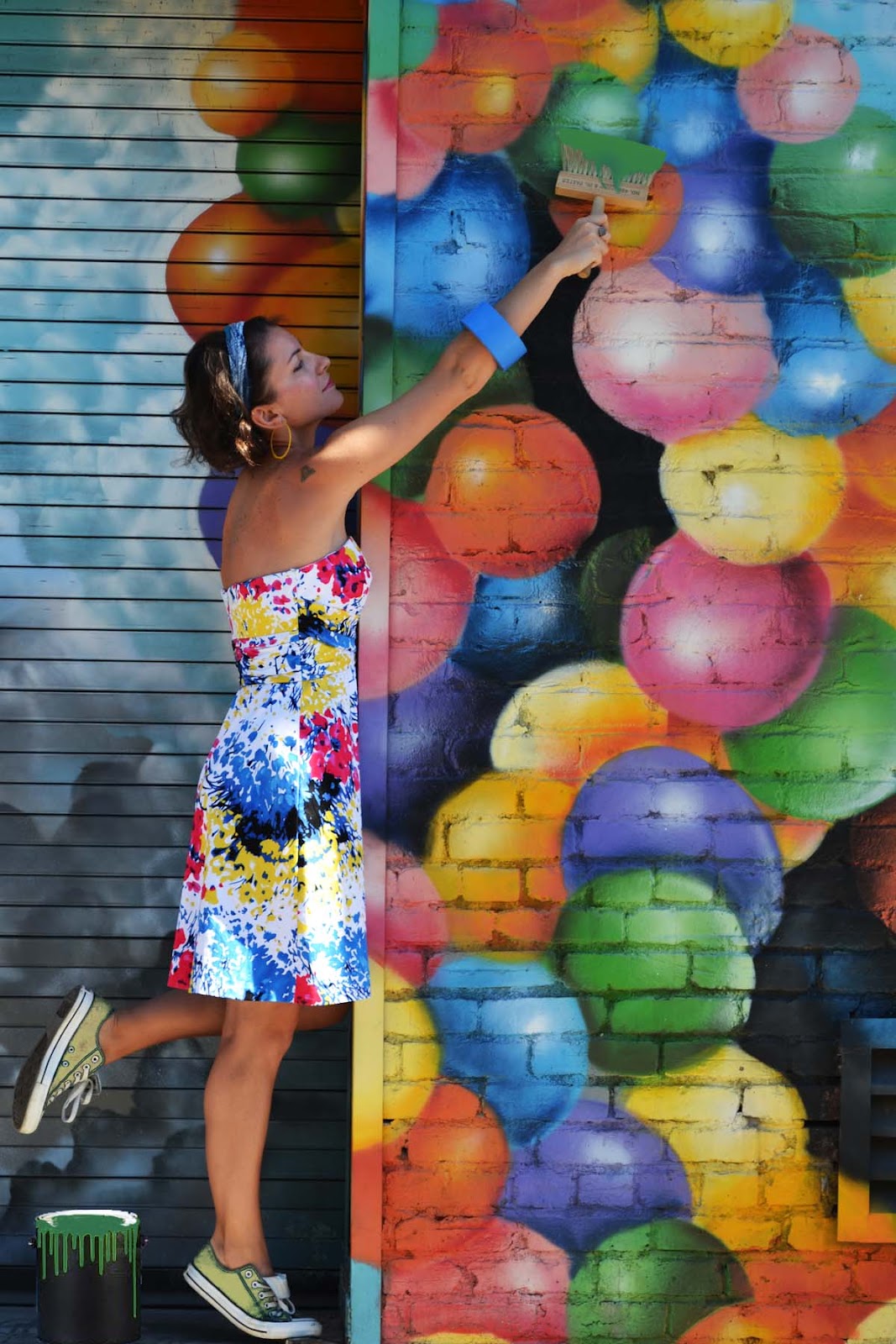 Be Dynamic Paint Splatter Dress Inspiration