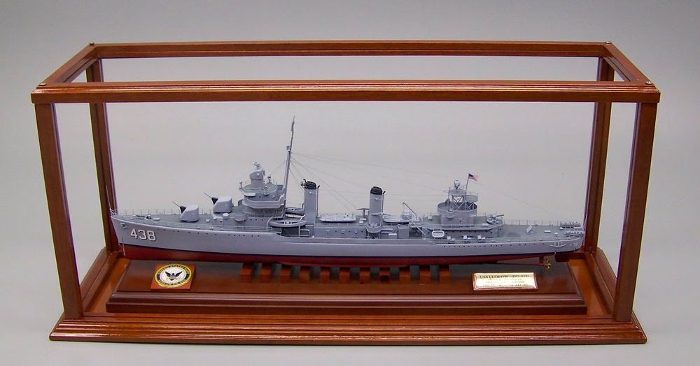 SD Model Makers Ship Model Display Case