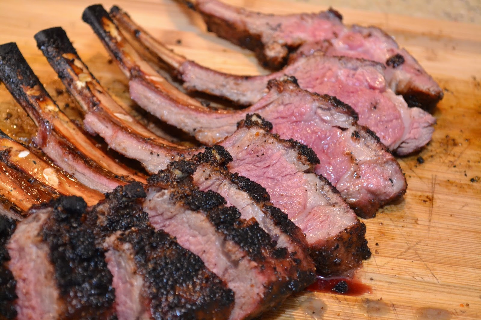 Weekend Food Project Rack of Lamb on the Big Green Egg