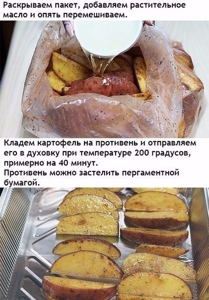 Картошка в духовке вкусные рецепты