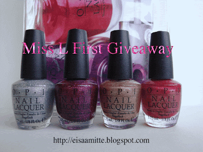 Miss L First Mini Giveaway/Esimene väike giveaway :) CLOSED Miss L First Mini Giveaway/Esimene väike giveaway :) CLOSED