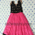 Pink Simple Skirt Velvet Blouse