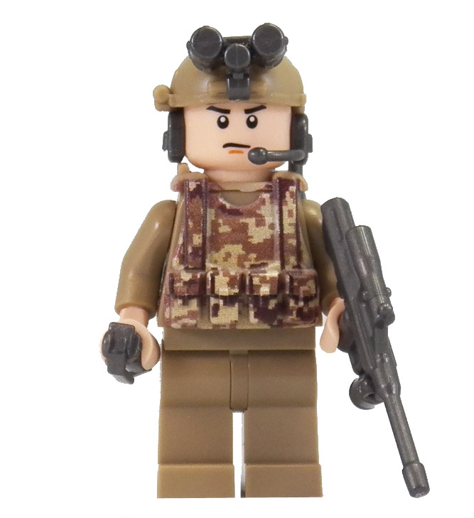 Lego Army Character - 3D Model by Hassaan owaisi