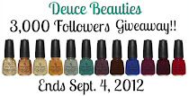 Giveaway: 3,000+ Followers feat. China Glaze On Safari