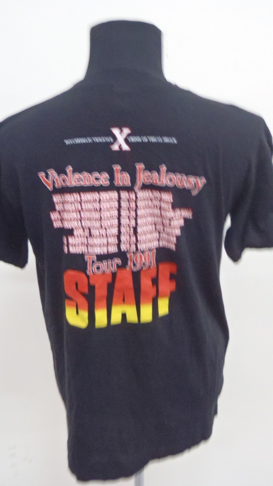 . x japan band tee shirt