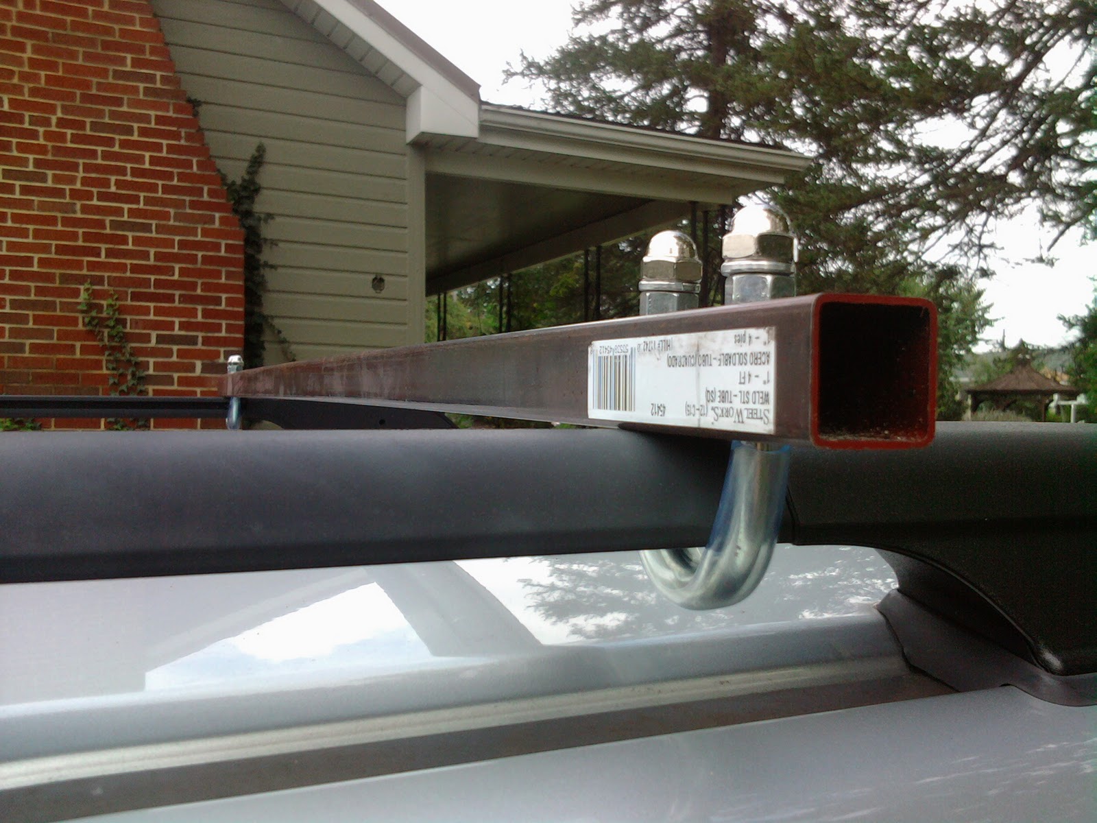 diy rooftop bike rack