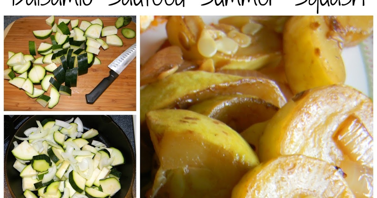 Pinspired Home Balsamic Sauteed Summer Squash