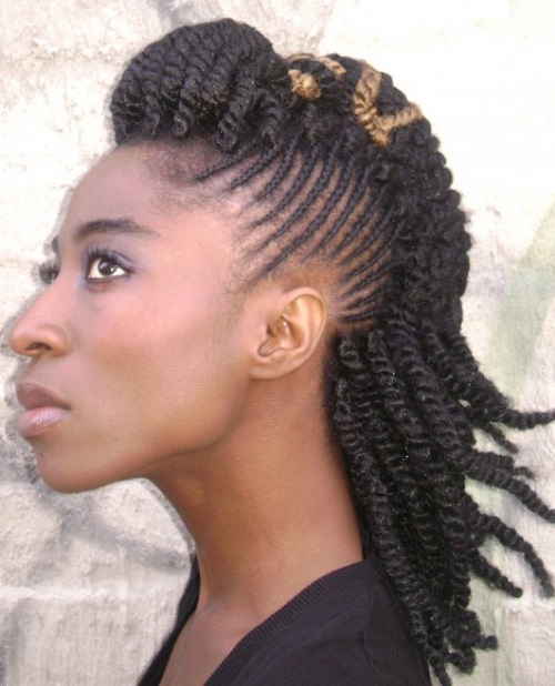 25 Black Edgy Hairstyle Natural African American Ct Hair Nail