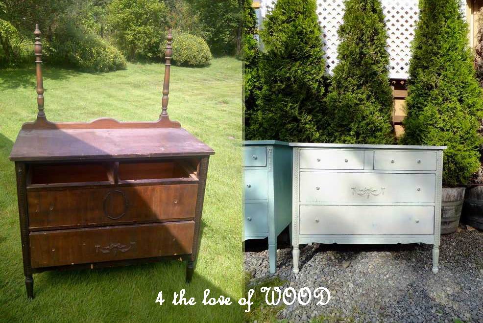 4 the love of wood REBUIDING ANTIQUE DRESSERS replacing drawers