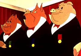 The leader pigs of the Animal Farm The leader pigs of the Animal Farm