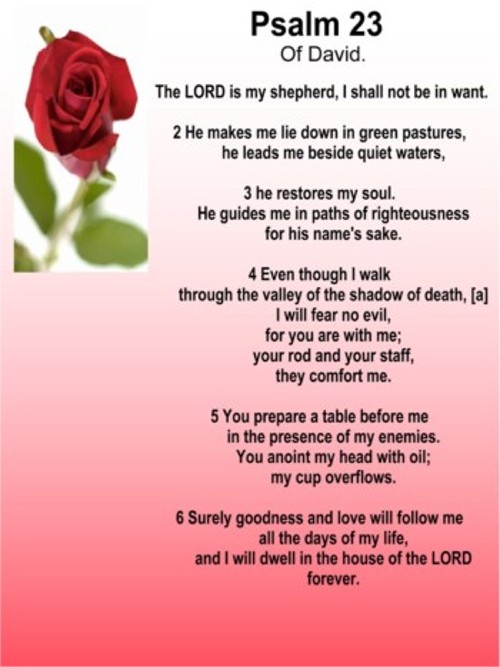 詩篇二十三篇 Psalm 23 HSR123 的部落格 udn部落格