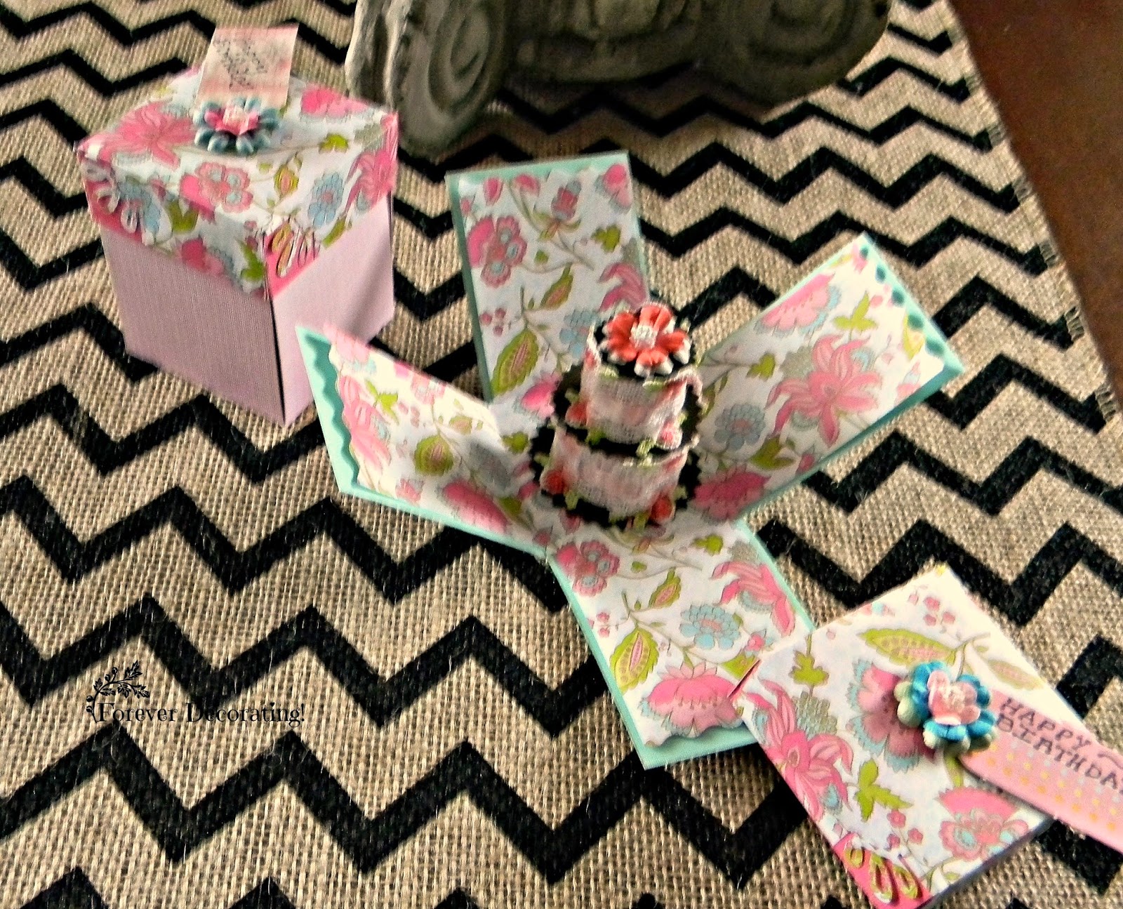 Forever Decorating! Birthday Surprise Box Cards!