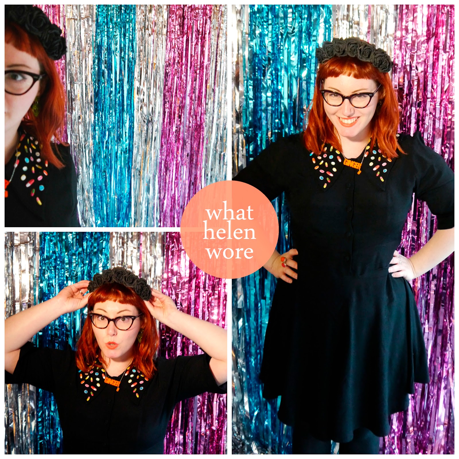 What Helen Wore to Lighthouse Late Tea Green, Glasgow, craft and design market, The Lighthouse, Lighthouse Late, Scottish Bloggers, what Helen wore, Crown and Glory, Bonnie Bling, Blingers are best, gonger, Coco Fennell dress, Karen Mabon dress