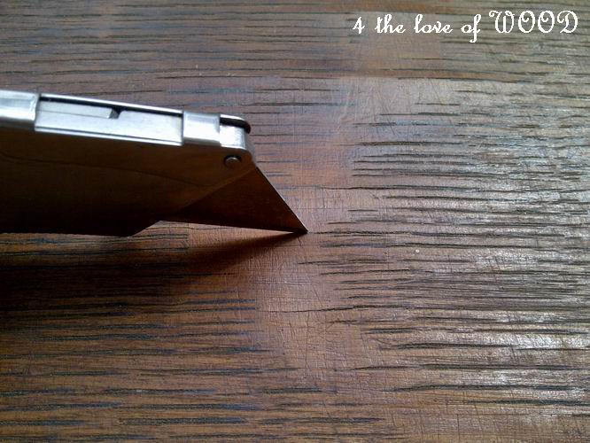 4 the love of wood VENEER repairing bubbles