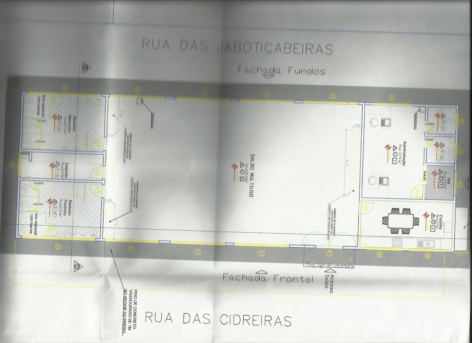 #7A6351 vai contar com ; Um salão multi uso espaço administrativo cozinha 1600x1163 px Projeto Cozinha Comunitária #2487 imagens