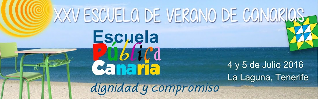 XXV ESCUELA DE VERANO DE CANARIAS 2016