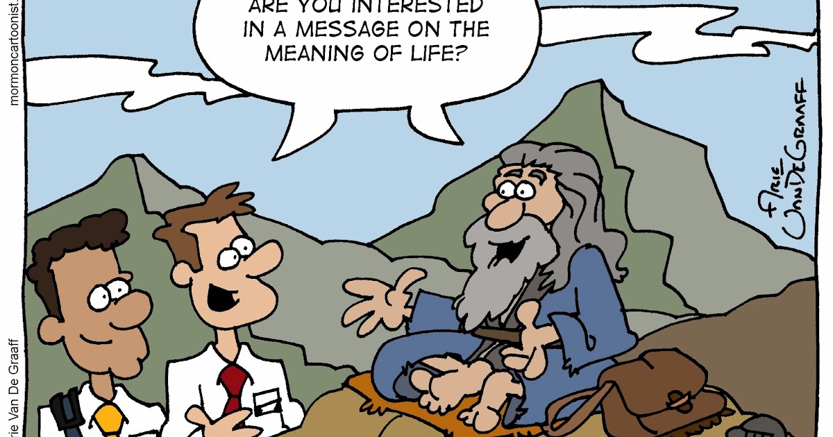 Ward Cartoonist The Old Guru on Top of the Mountain Gag