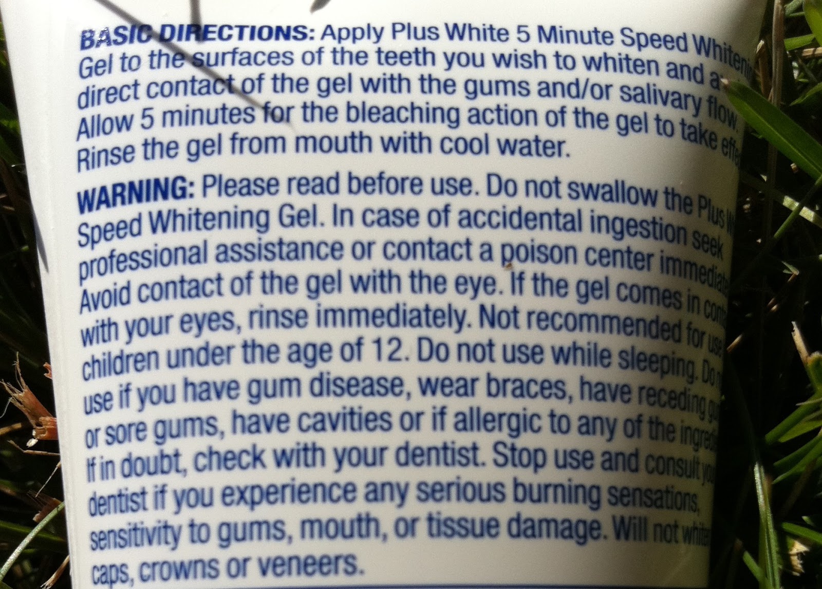 Plus White 5 Minute Speed Whitening System My Blog Spot