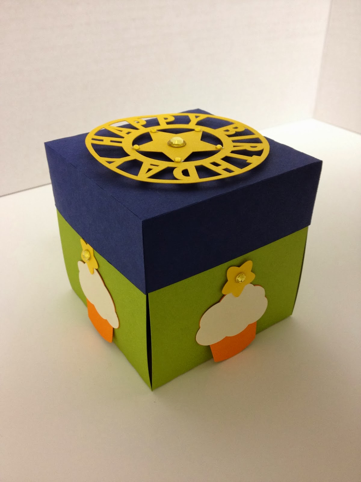 Paper Craft Studios Explosion Box Tutorial (w/ Template)