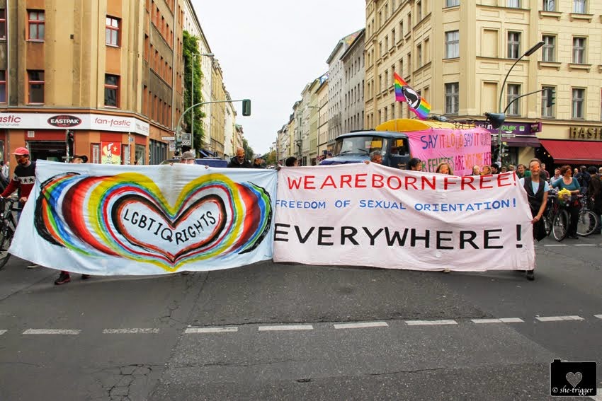 demo against homophobia