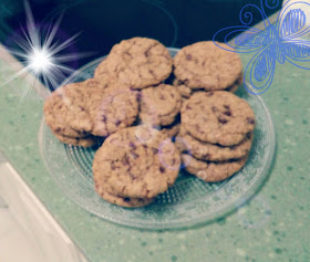 galletas con pepitas de chocolate y avena