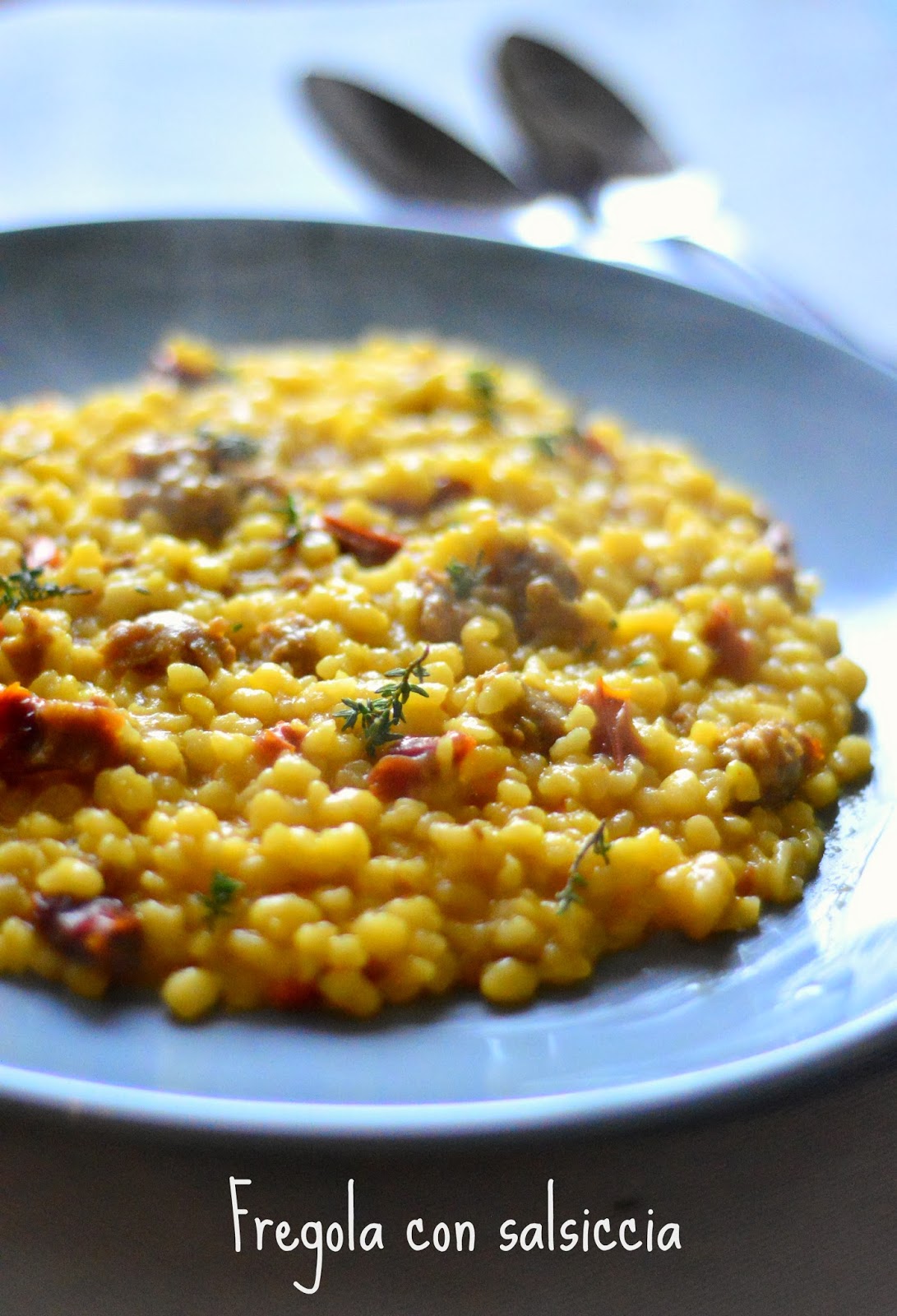 la pancia del lupo fregola con salsiccia