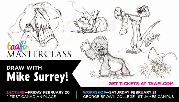 Animation Masterclass with Mike Surrey - Presented by TAAFI | Canadian  Animation Blog
