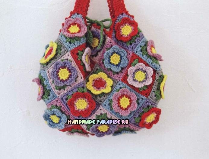 Аксессуары крючком. Японский журнал со схемами