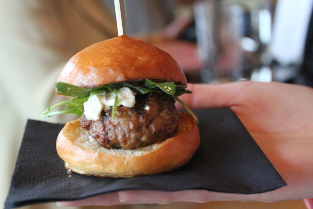 Grilled lamb slider at RumBa, Boston, Mass.