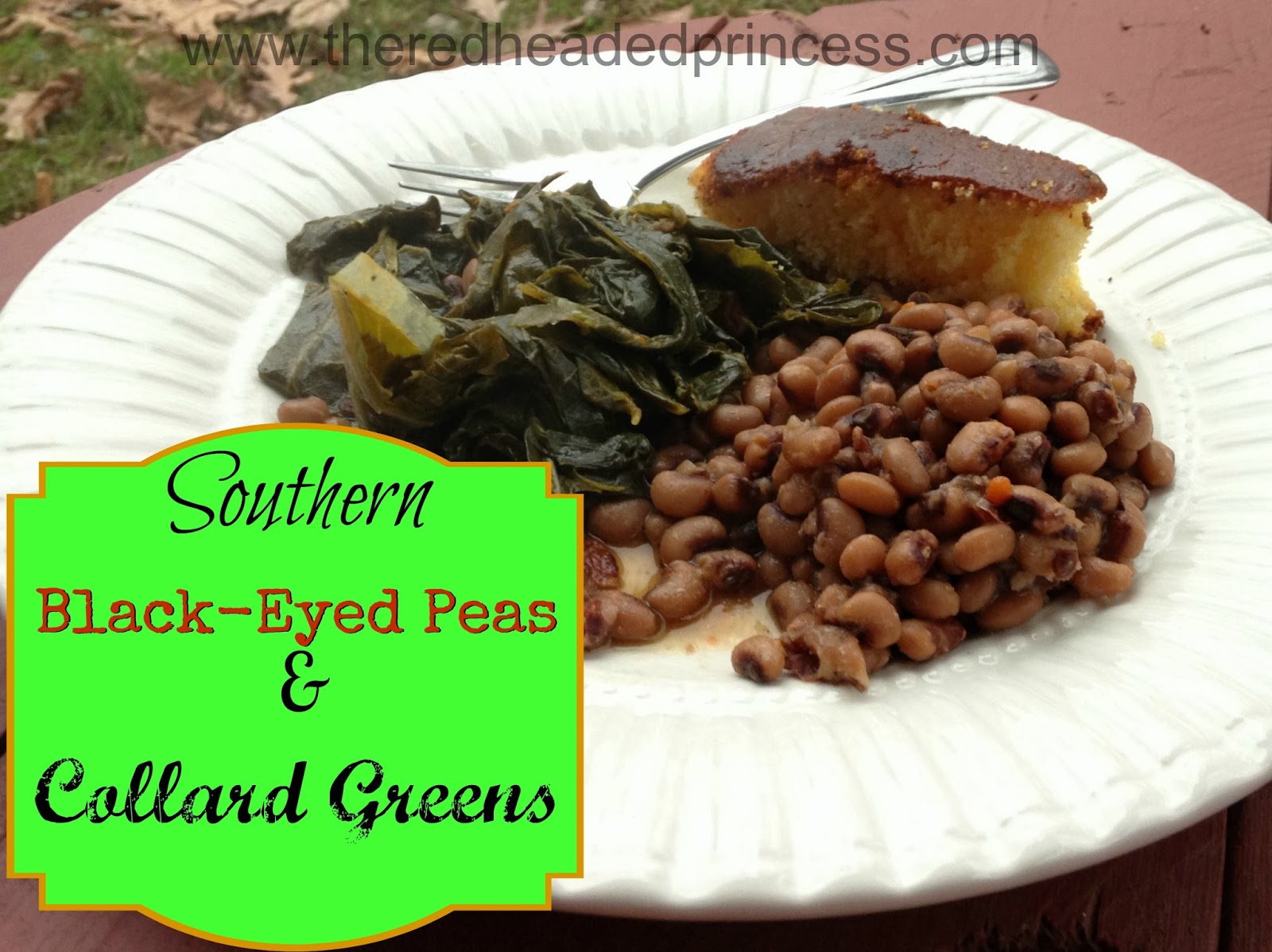 A Ginger Mess {New Year's Day Good Luck Dinner} Southern BlackEyed