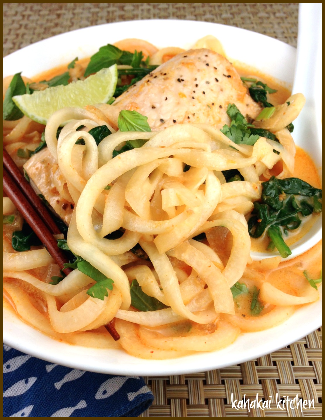 Kahakai Kitchen ThaiStyle Mahi Mahi in CoconutCurry Broth with