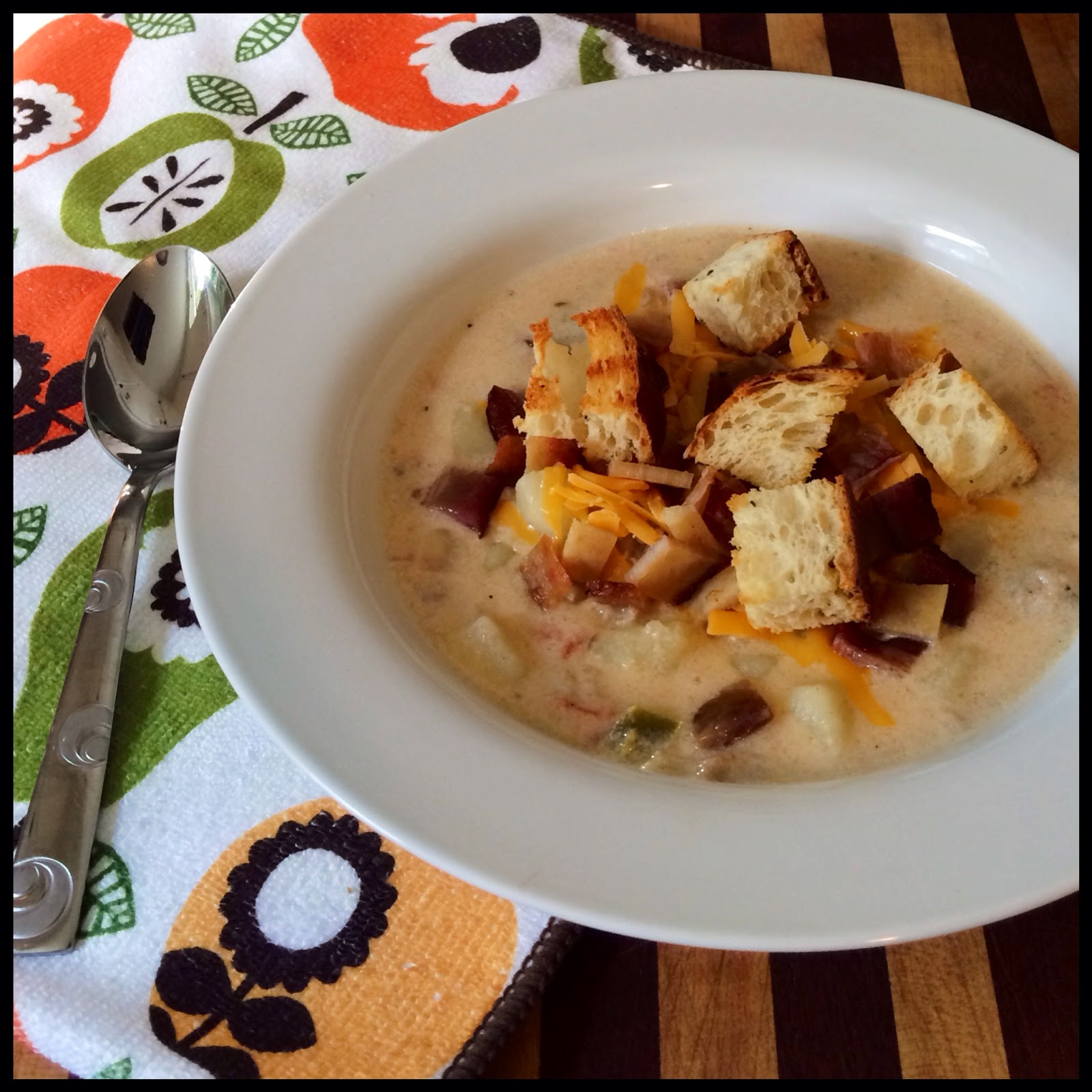 The Charmed Home Burger and Fries Soup