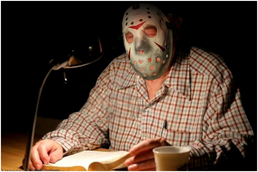Horror news Jason+leyendo