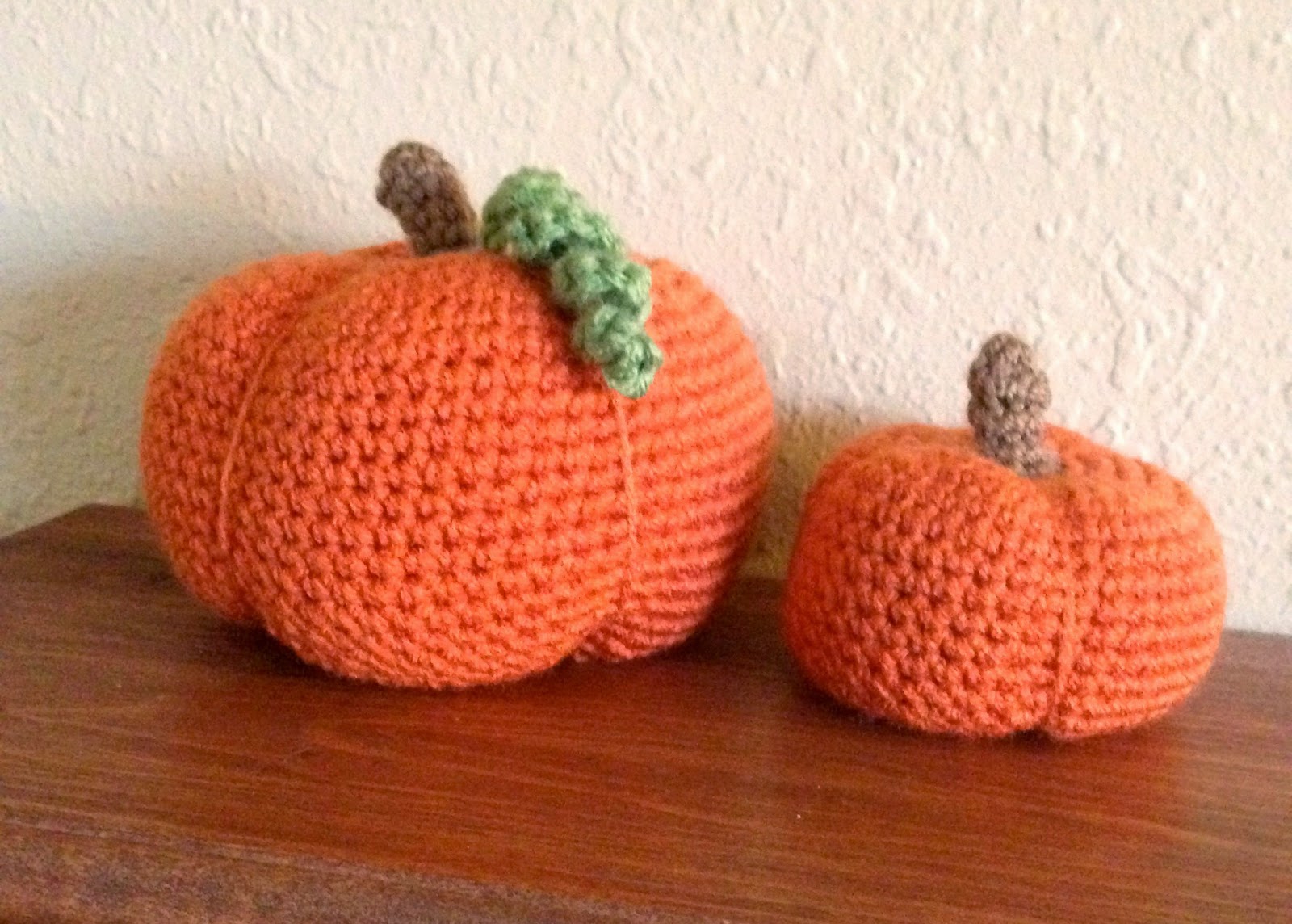 5 Little Monsters: Crocheted Pumpkins In Two Sizes: Free Pattern