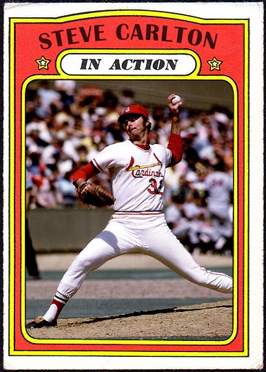WHEN TOPPS HAD (BASE)BALLS!: MISSING IN ACTION-IN ACTION #15: 1972 STEVE  CARLTON