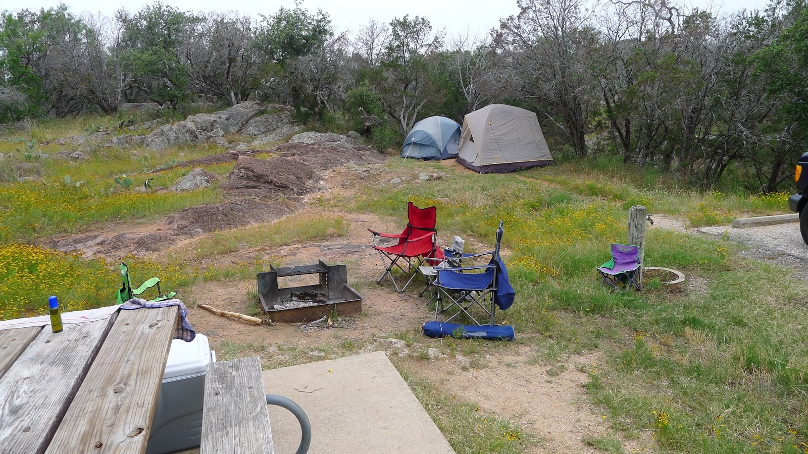 La Familia Latorre Camping At Inks Lake State Park