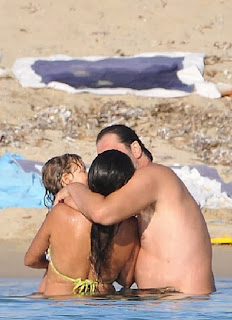 Penelope Cruz wears a Flower Bikini at Corsica, France