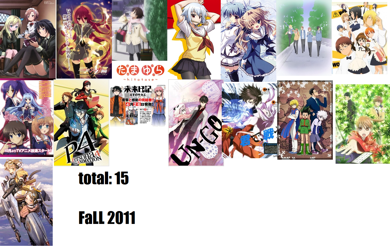 Anime 2011 Fall