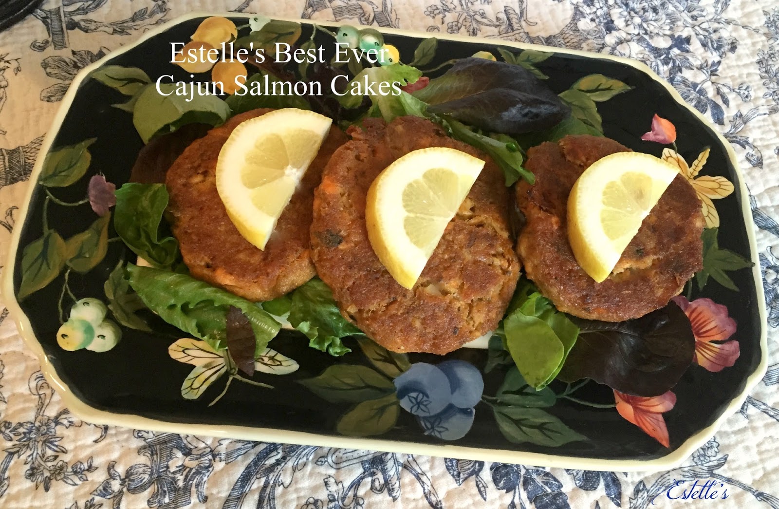 Estelle's CAJUN SALMON CAKES....THE BEST YOU EVER TASTED!