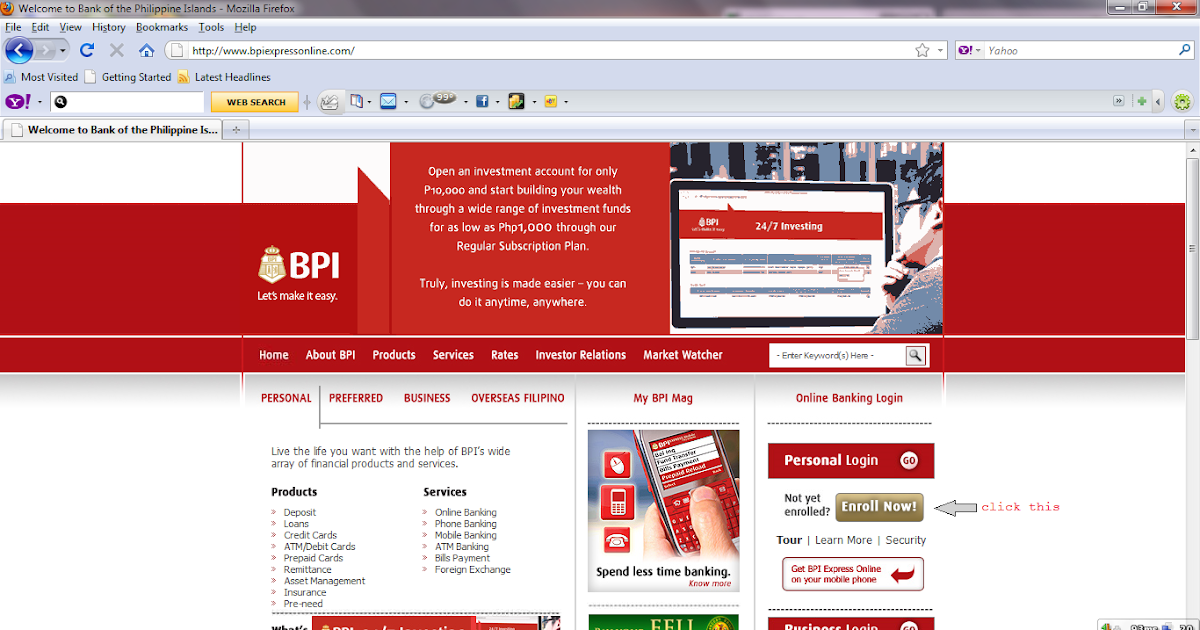 Bpi express online forex