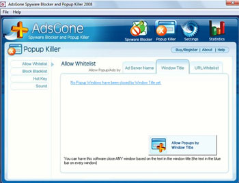 AdsGone Spyware Blocker Popup Killer Internet Privacy