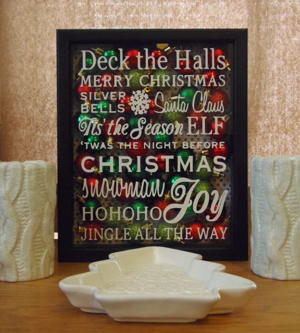 Craft with Bee: 25 Days of Christmas - Christmas Shadow Box