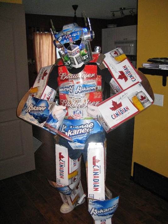 Transformer Optimus Prime Beer Halloween Costume