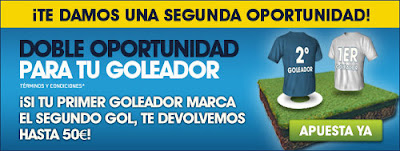 William Hill bono 50 euros Doble Oportunidad Para Tu Goleador William Hill bono 50 euros Doble Oportunidad Para Tu Goleador